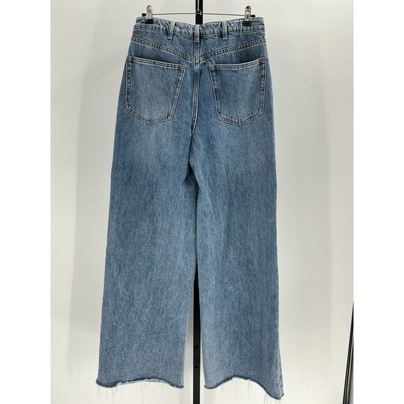 Weworewhat Wide Blue Cotton Leg Denim Jean Size 28 - Picture 3 of 4